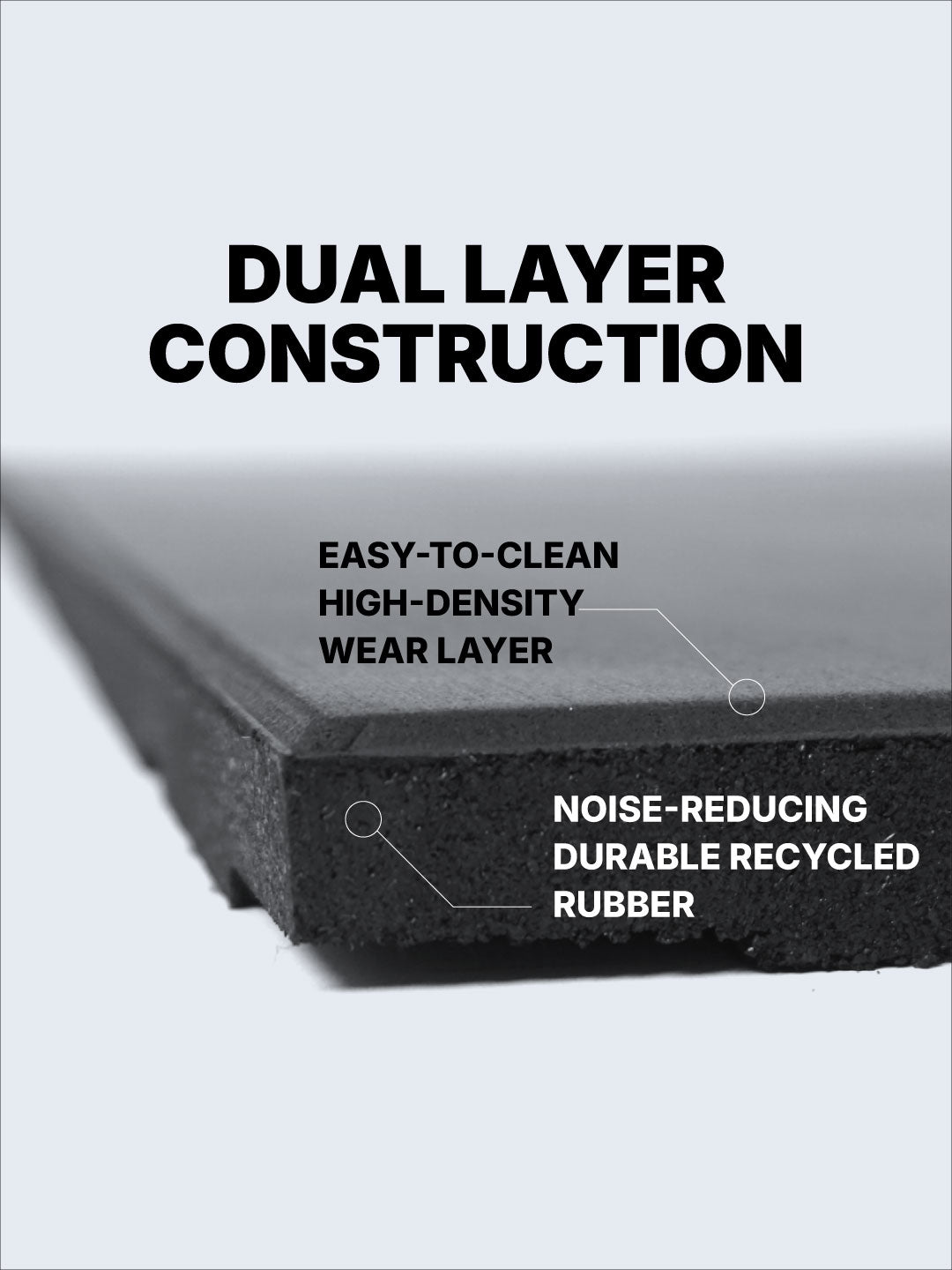 VersaFit™ Gapless Rubber Floor Tiles